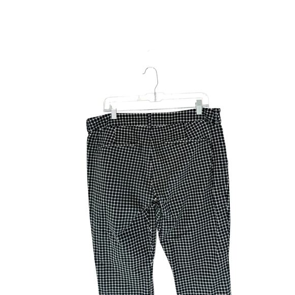 Old Navy Black White Plus Career Office Straight Leg Pixie Dress‎ Pants Size 16 - Picture 8 of 13